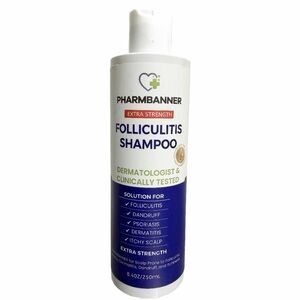 Pharmbanner Extra Strength FOLLICULITIS SHAMPOO Scalp Treatment 8.4oz NEW $70